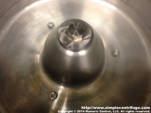 This is a photo of the studs installed into the rotor.