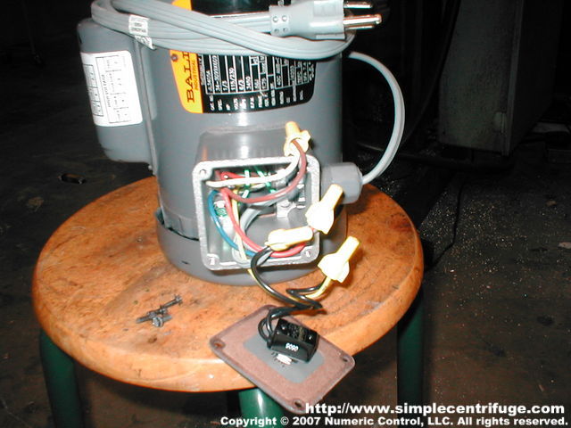Wiring the motor for 110v